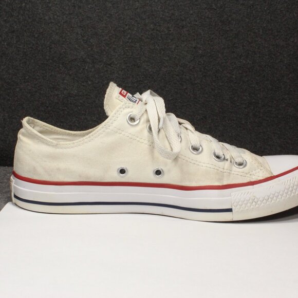 Converse Chuck Taylor All Star Low Top White Casual Shoes M7652 Women's Size 9 - Picture 5 of 11
